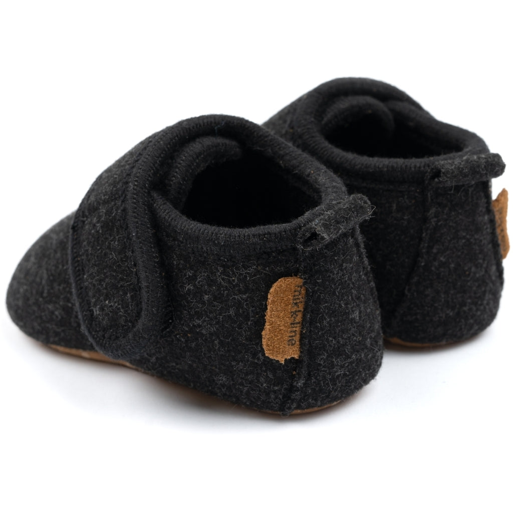 Mikk Line Dark Gray Melange vilnas čībiņas