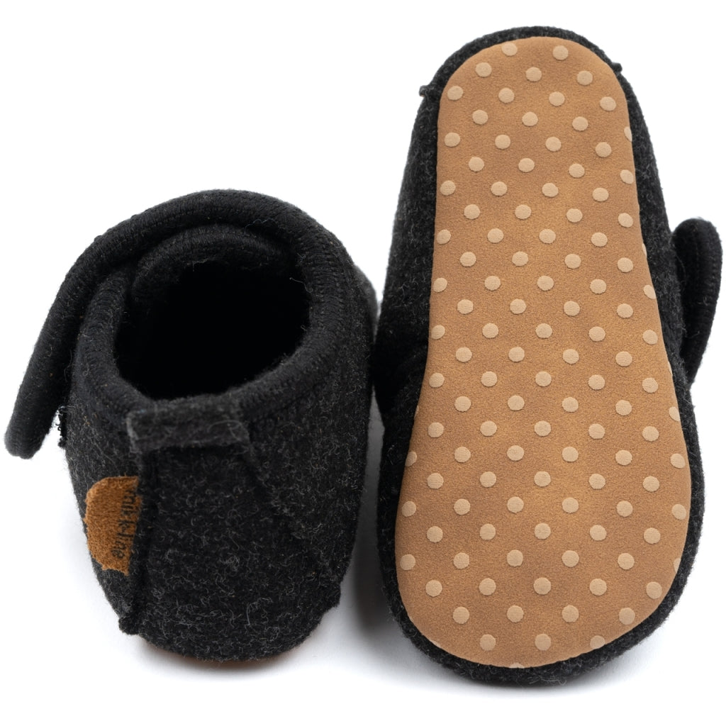 Mikk Line Dark Gray Melange vilnas čībiņas