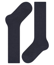 FALKE Comfort Wool Darkmarine pusgarās zeķes