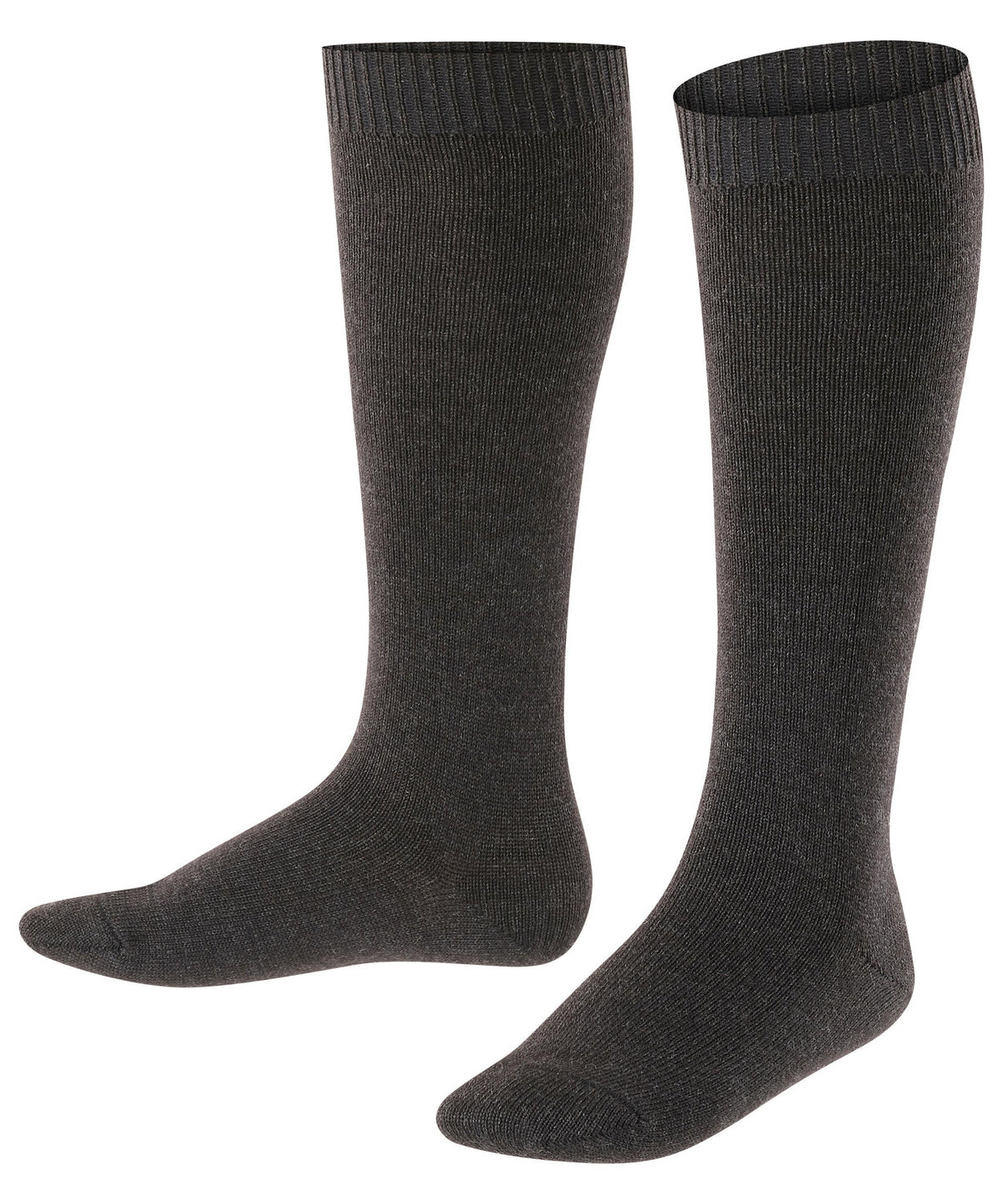 FALKE Comfort Wool Anthracite Mel.pusgarās zeķes
