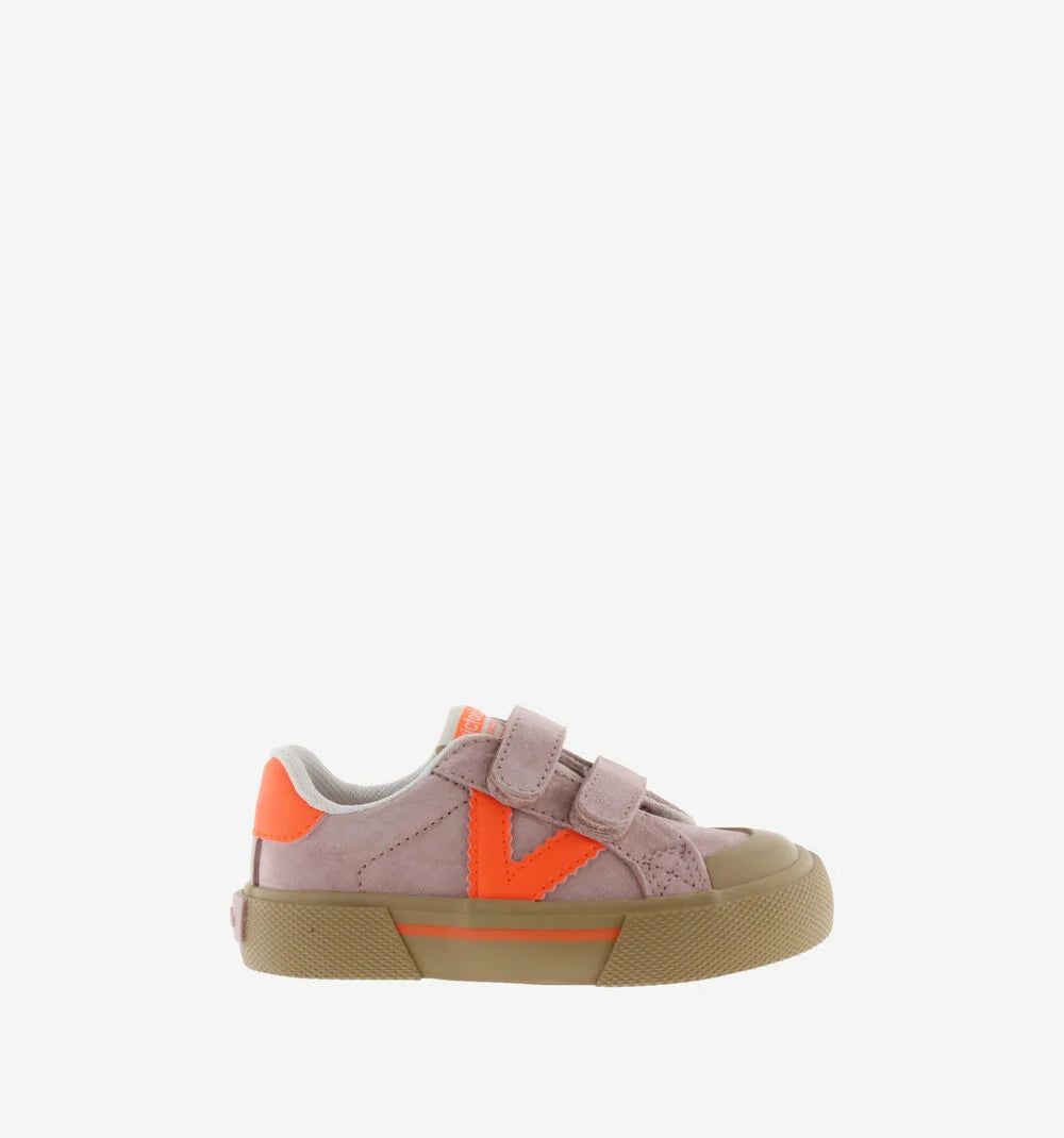 VICTORIA Tribu Nude leather sneakers