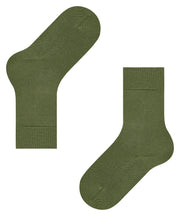 FALKE Comfort Wool Sern Green zeķes