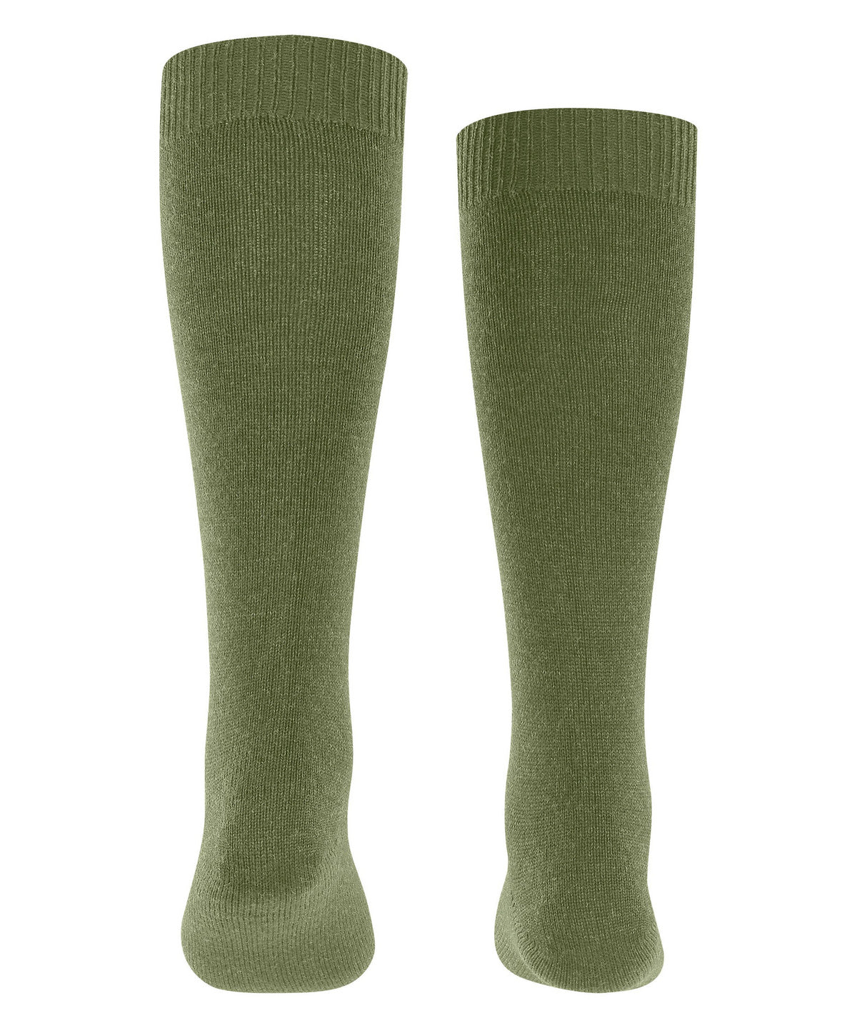 FALKE Comfort Wool Sern Green pusgarās zeķes