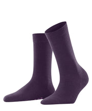 FALKE SoftMerino Wineberry socks