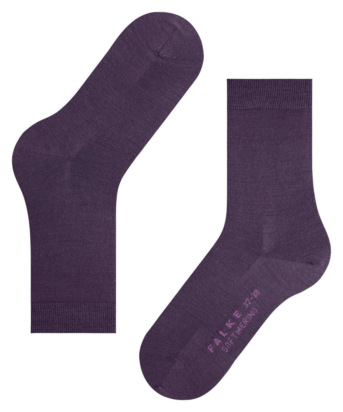 FALKE SoftMerino Wineberry socks