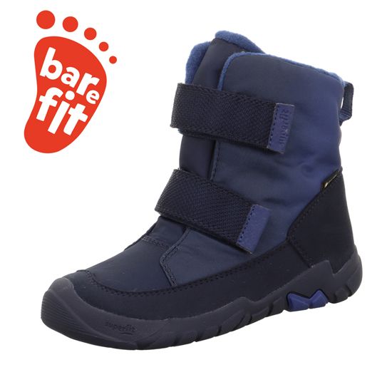 Superfit Trace Barefoot Blau ziemas zābaki