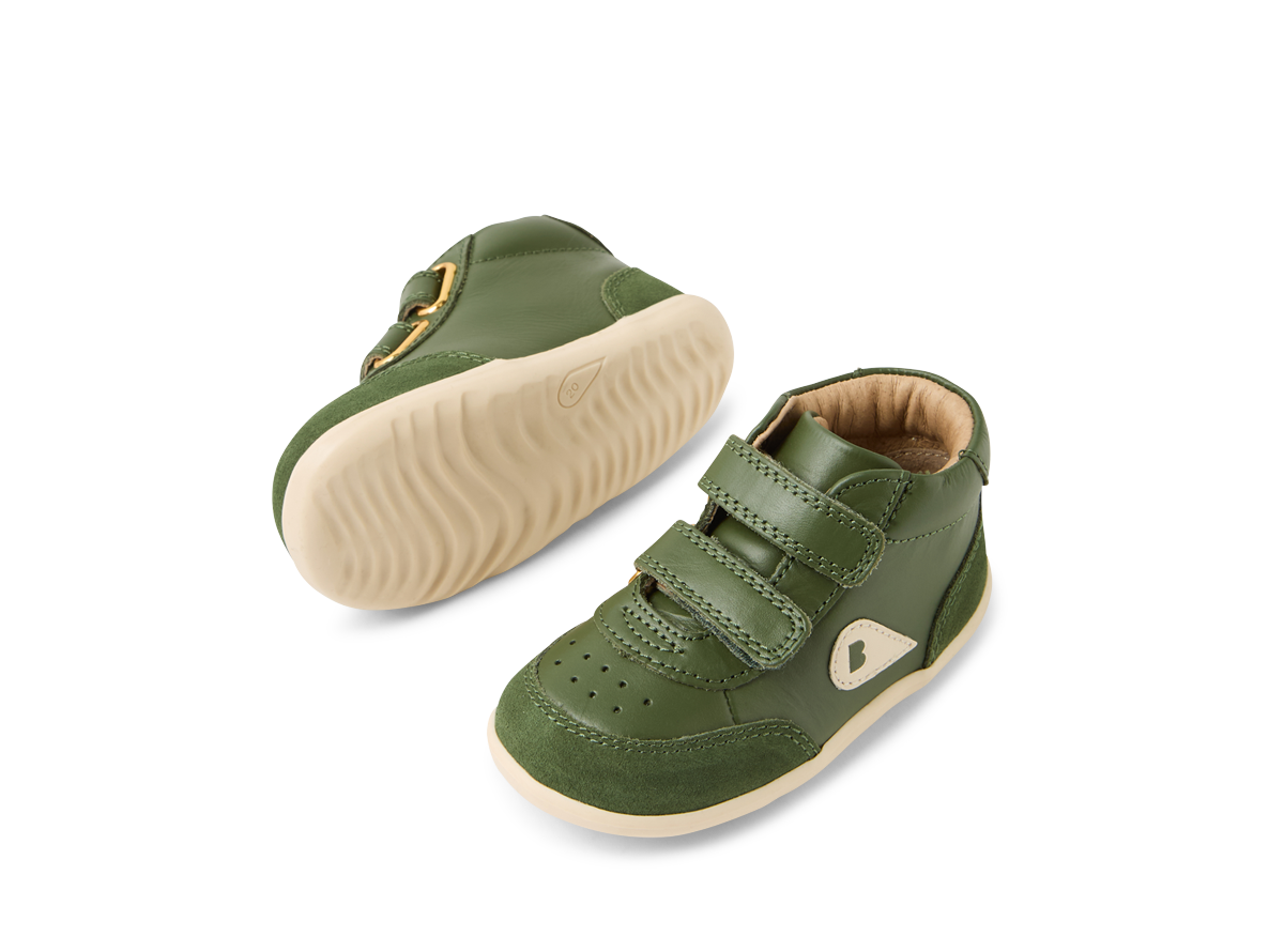 Bobux Step Up Champ High Bronze Green zābaciņi