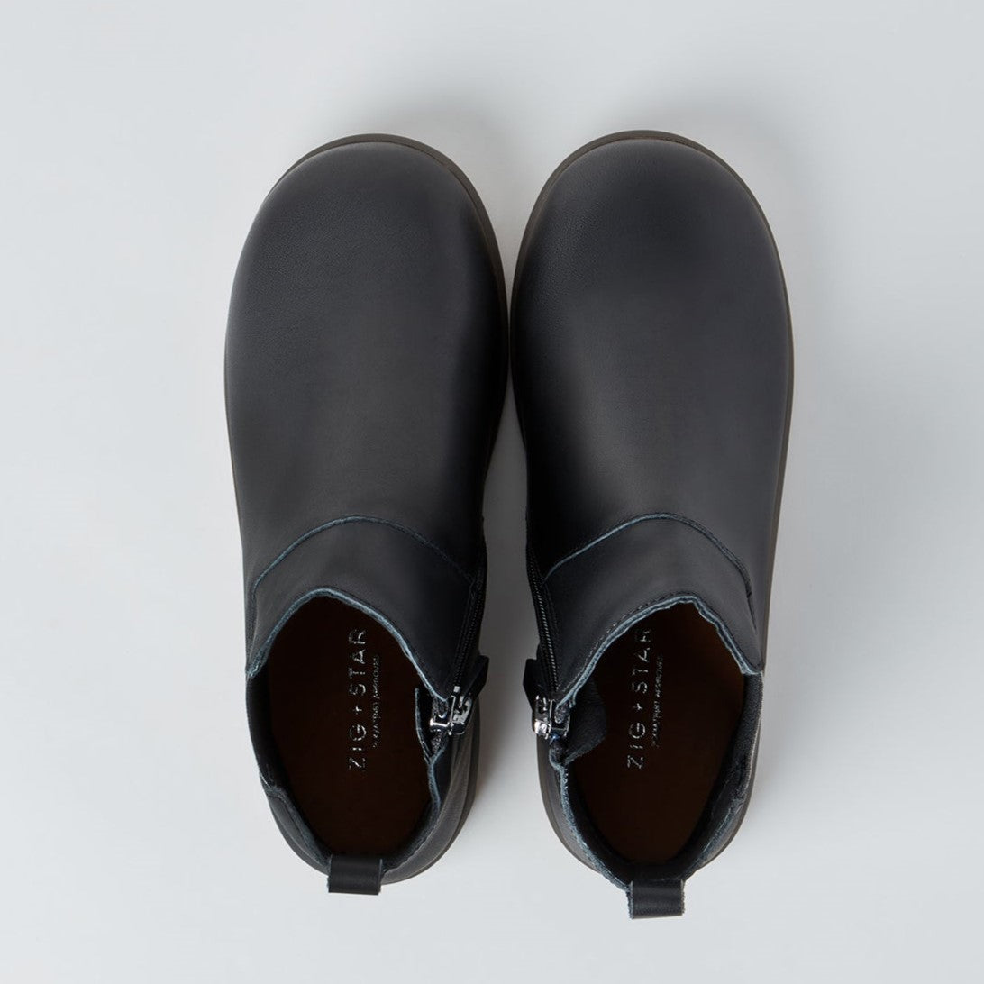 BLACK-ROCKIT-JUNIOR-SCHOOL-BOOT---TOP-VIEW cut