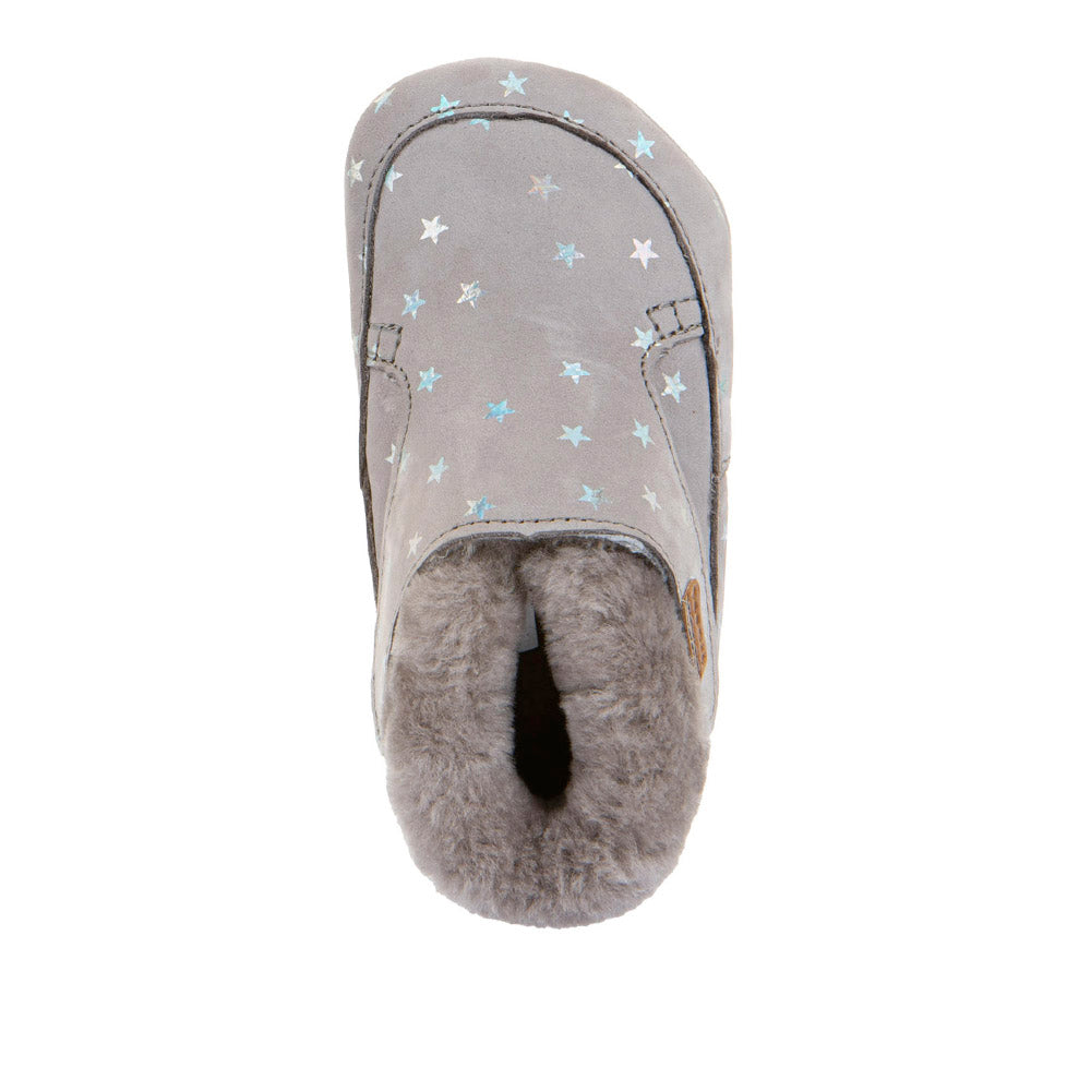 Froddo Barefoot Furry Silver siltie ādas zābaciņi