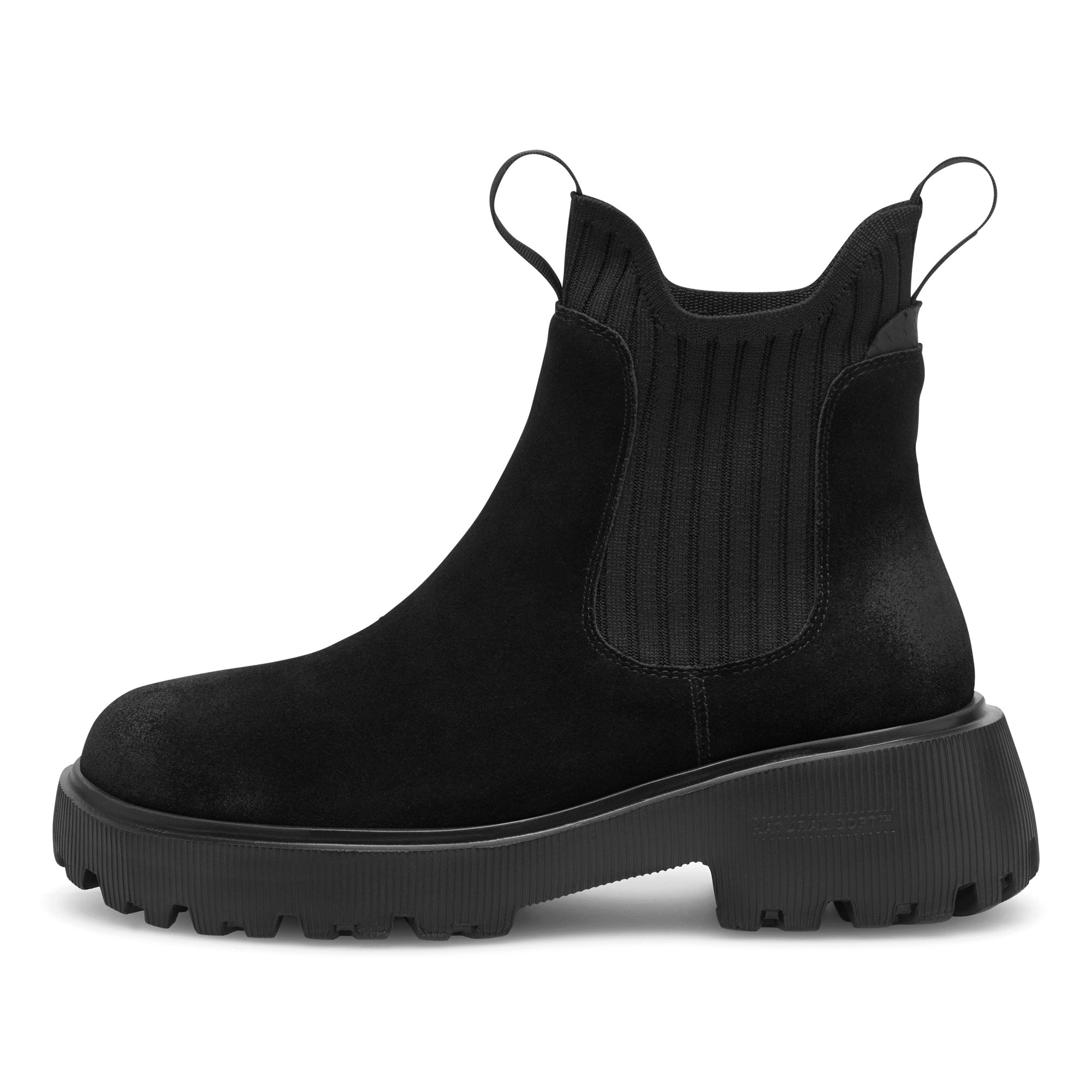 WODEN Isabella Warm Black ādas zābaki