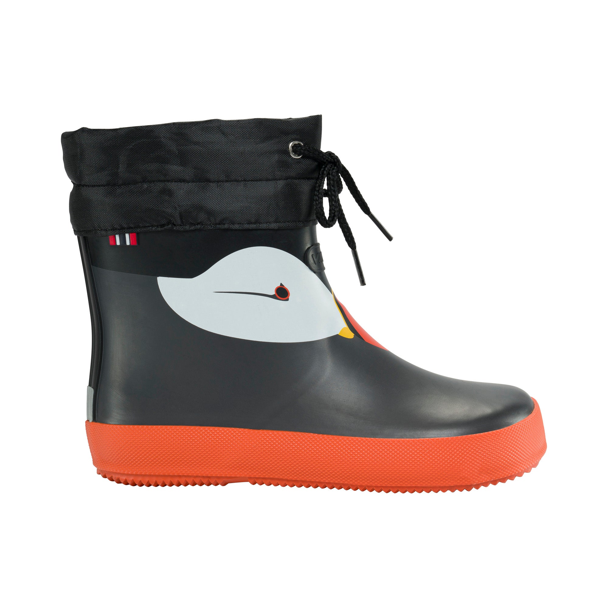 VIKING Alv Barefoot Black rubber boots