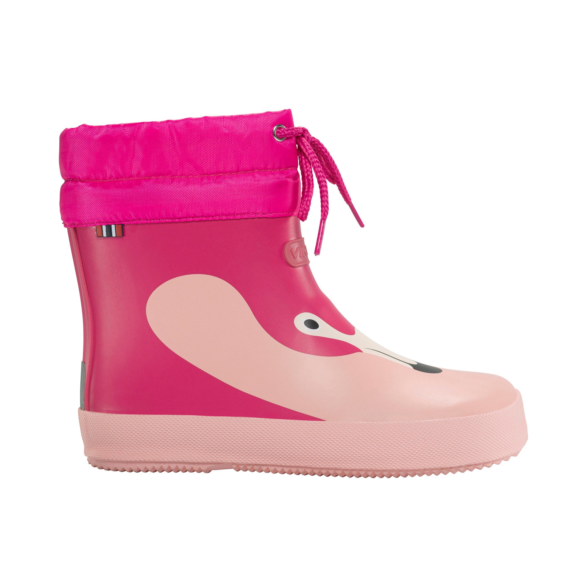 VIKING Alv Barefoot Light Pink rubber boots