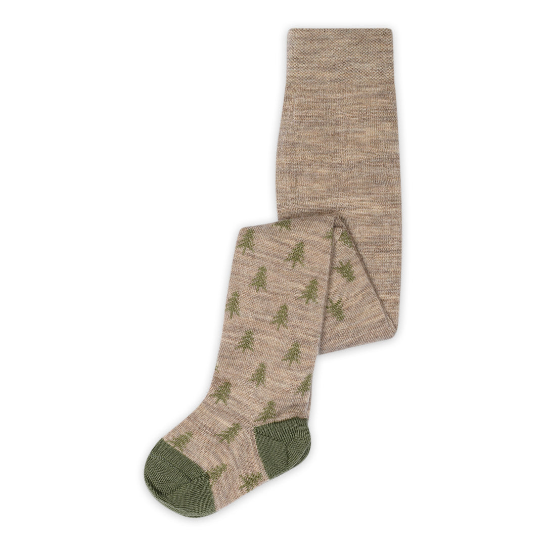 MP Denmark Hugo Light Brown Melange Merino Tights 