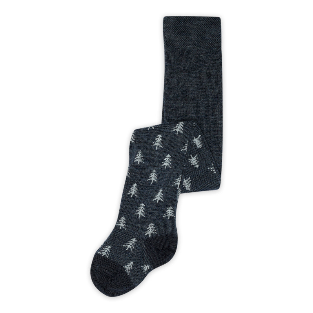 MP Denmark Hugo Dark Denim Melange Merino zeķubikses