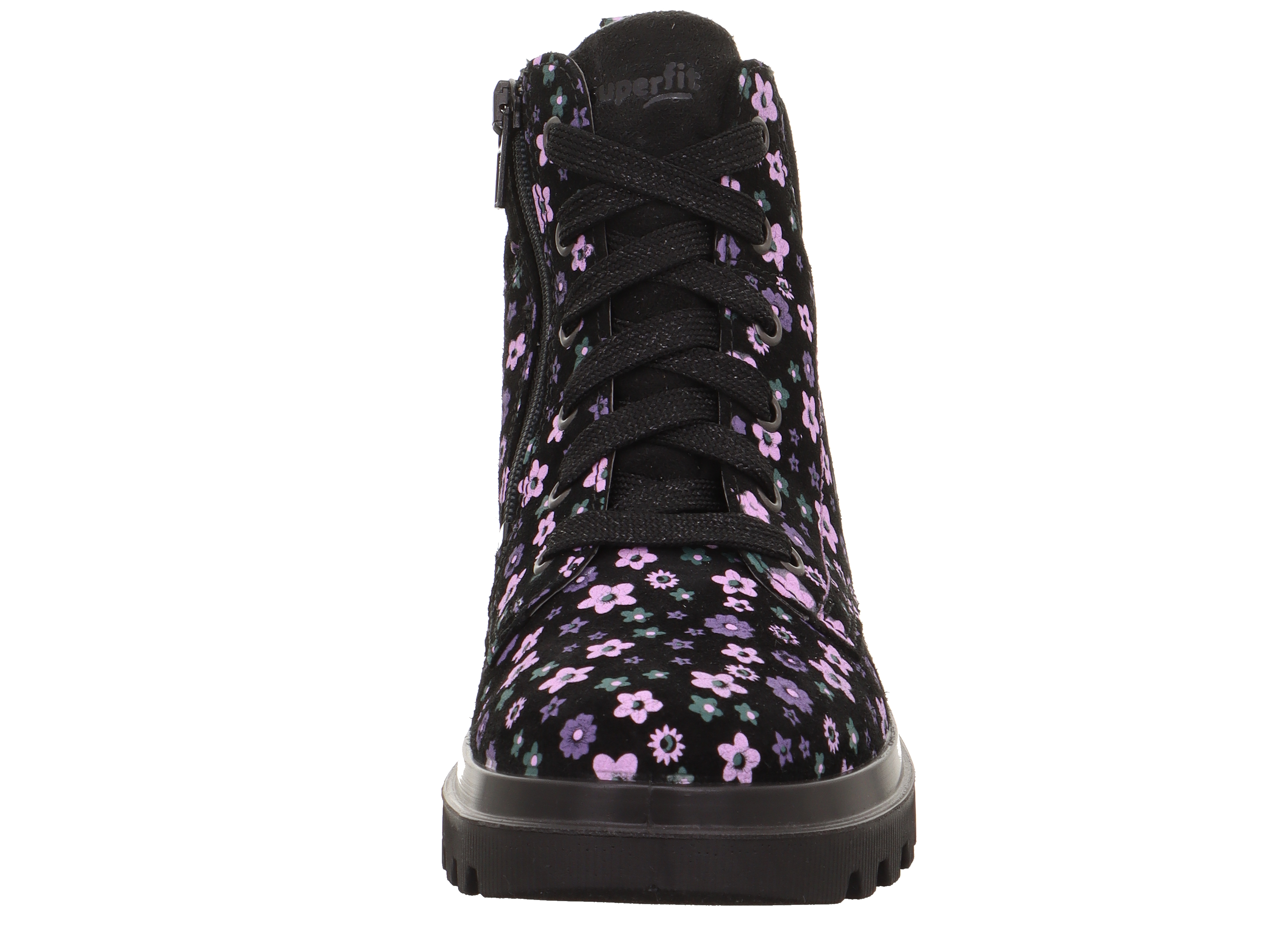 Superfit Abby Nova Black Flower Gore Tex ādas zābaki