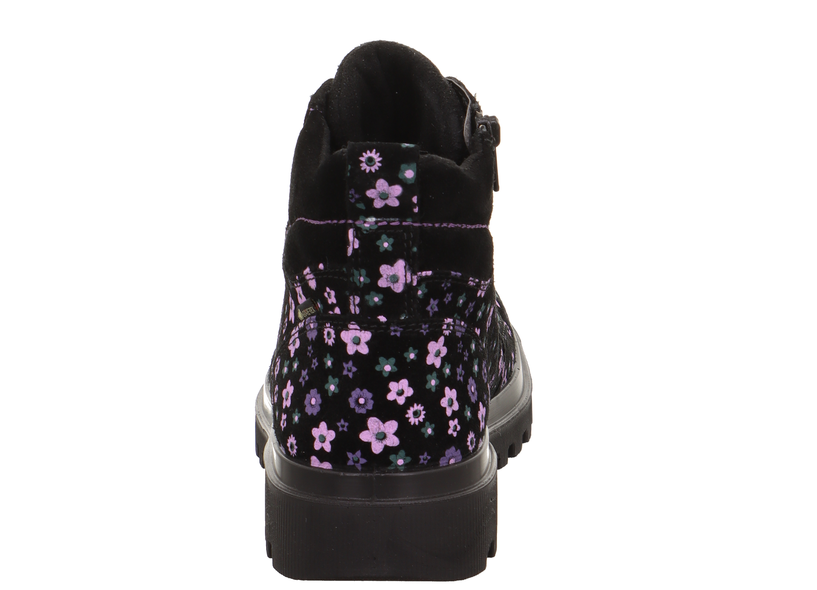 Superfit Abby Nova Black Flower Gore Tex ādas zābaki