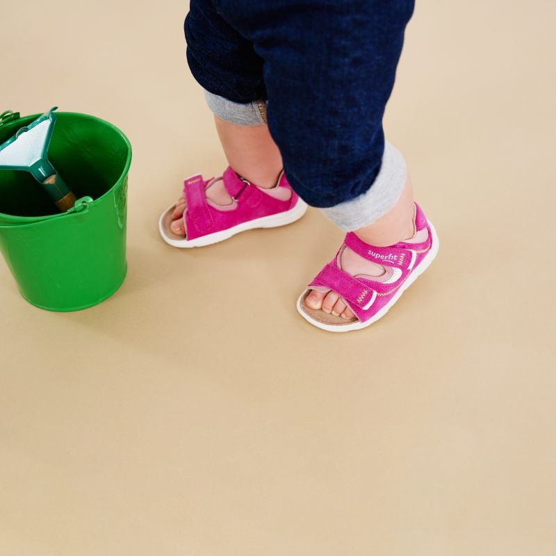 Superfit Nino Lila ādas sandalītes