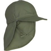 Mikk-Line kokvilnas saules cepure Dusty Olive