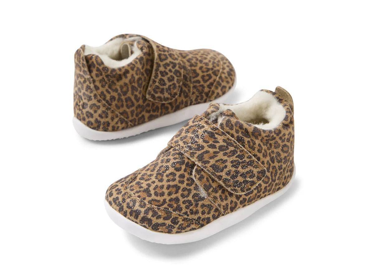 Bobux Xplorer Rover Arctic Leopard Shimmer siltie zābaciņi
