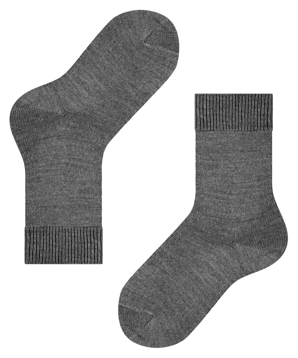 FALKE Comfort Wool Dark Gray zeķes