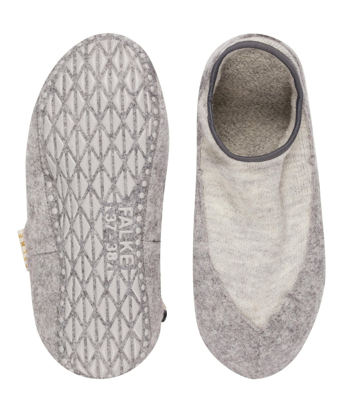 Falke Cosyshoe Light Grey vilnas zeķčības
