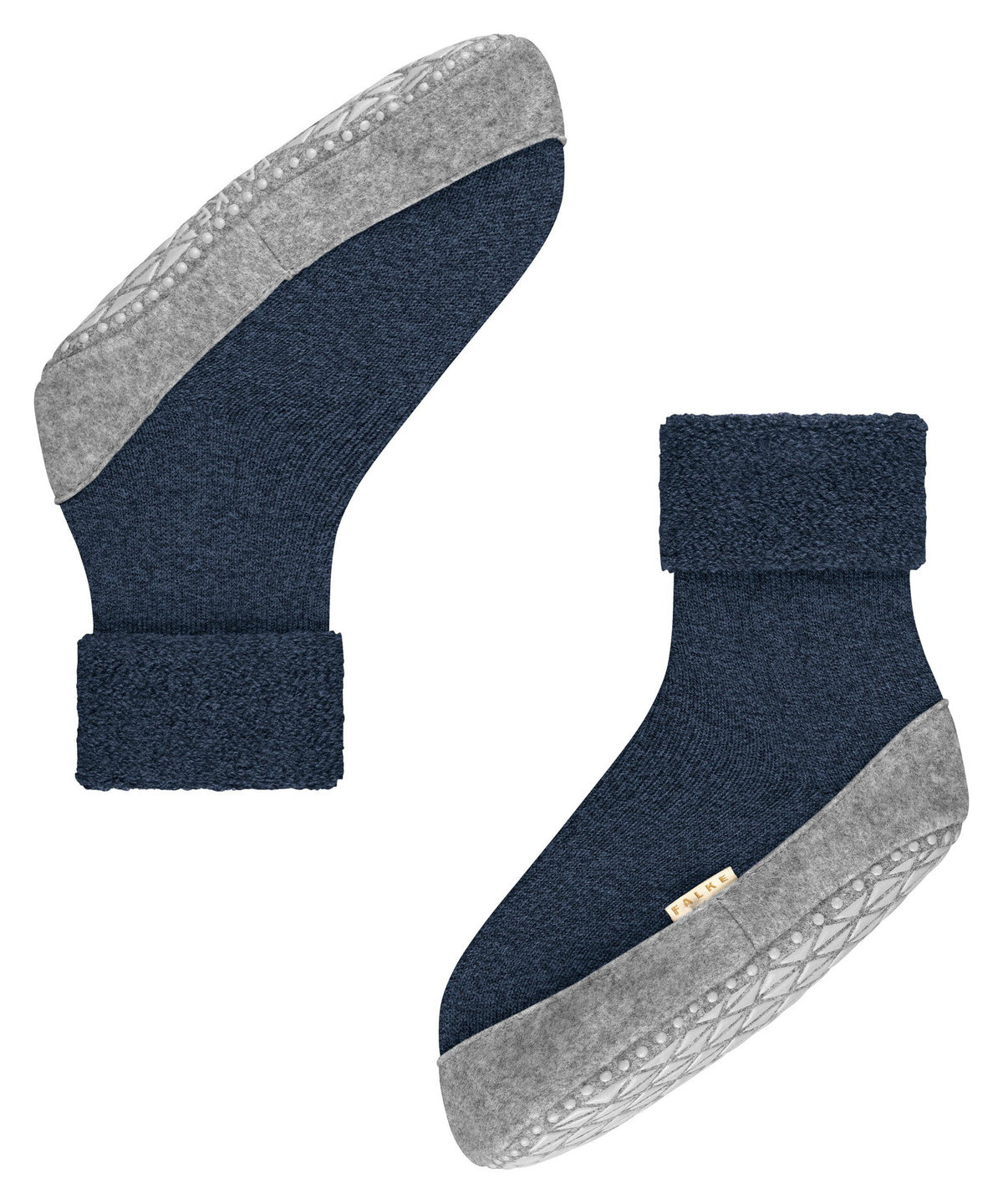 Falke Cosyshoe Marine Melange vilnas zeķčības