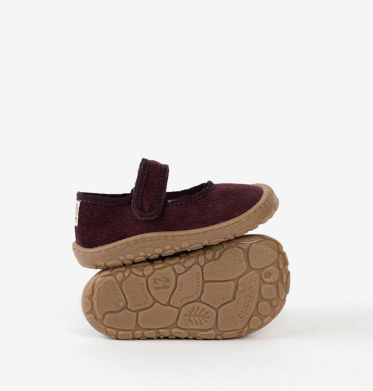 VICTORIA Bosco Barefoot Strap Corduroy shoes