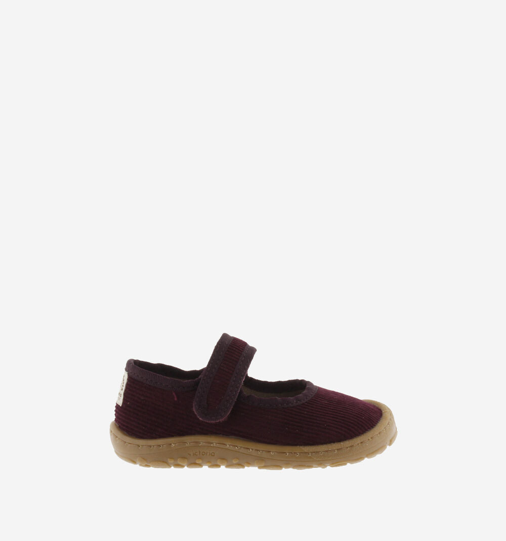 VICTORIA Bosco Barefoot Strap Corduroy shoes