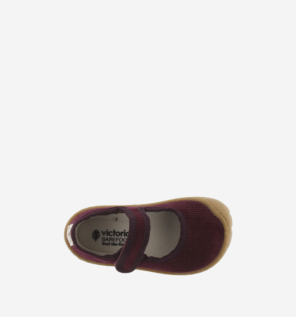 VICTORIA Bosco Barefoot Strap Corduroy shoes