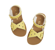 Sun-San Sweetheart Butter Yellow sandals for youngsters