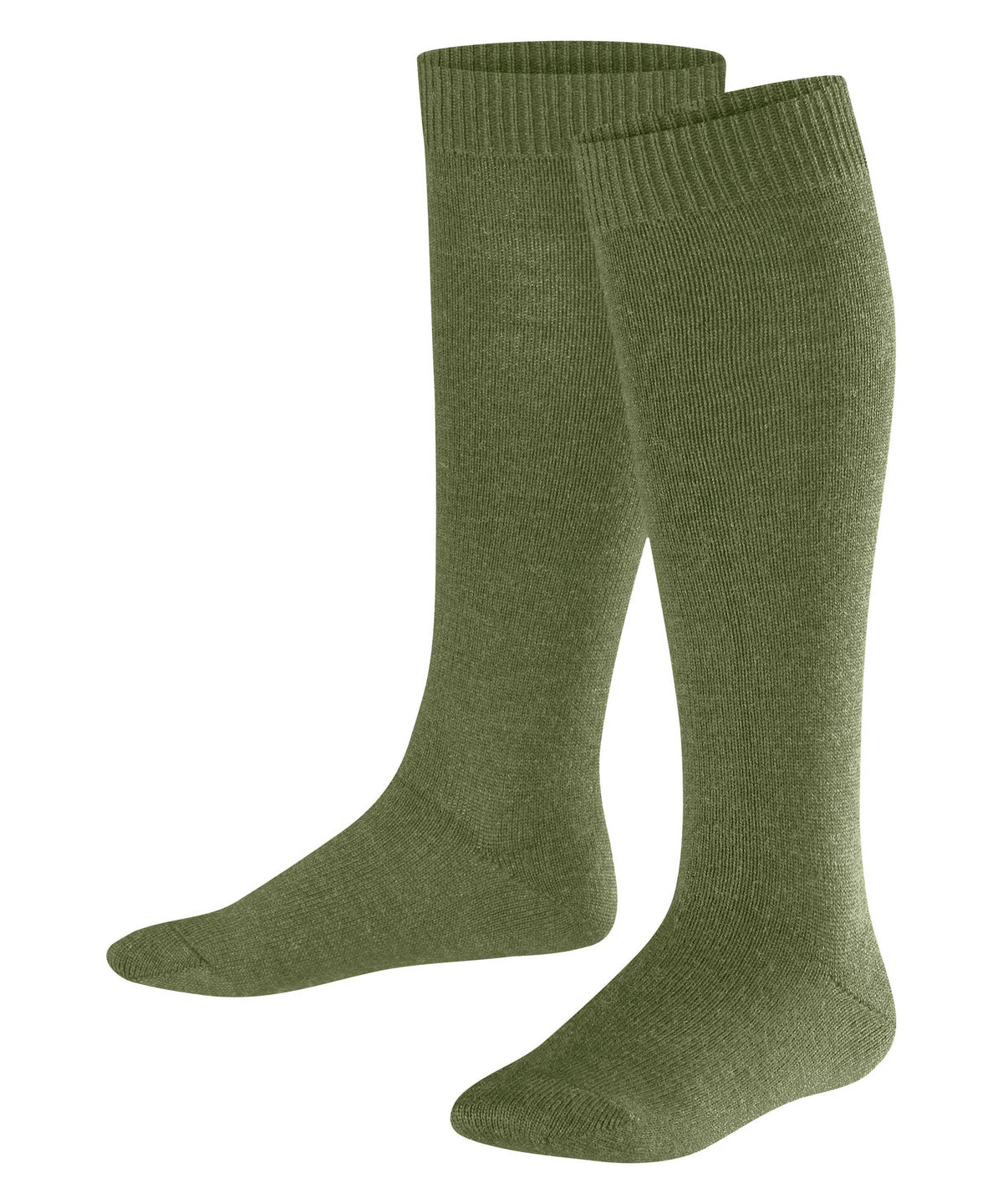 FALKE Comfort Wool Sern Green pusgarās zeķes