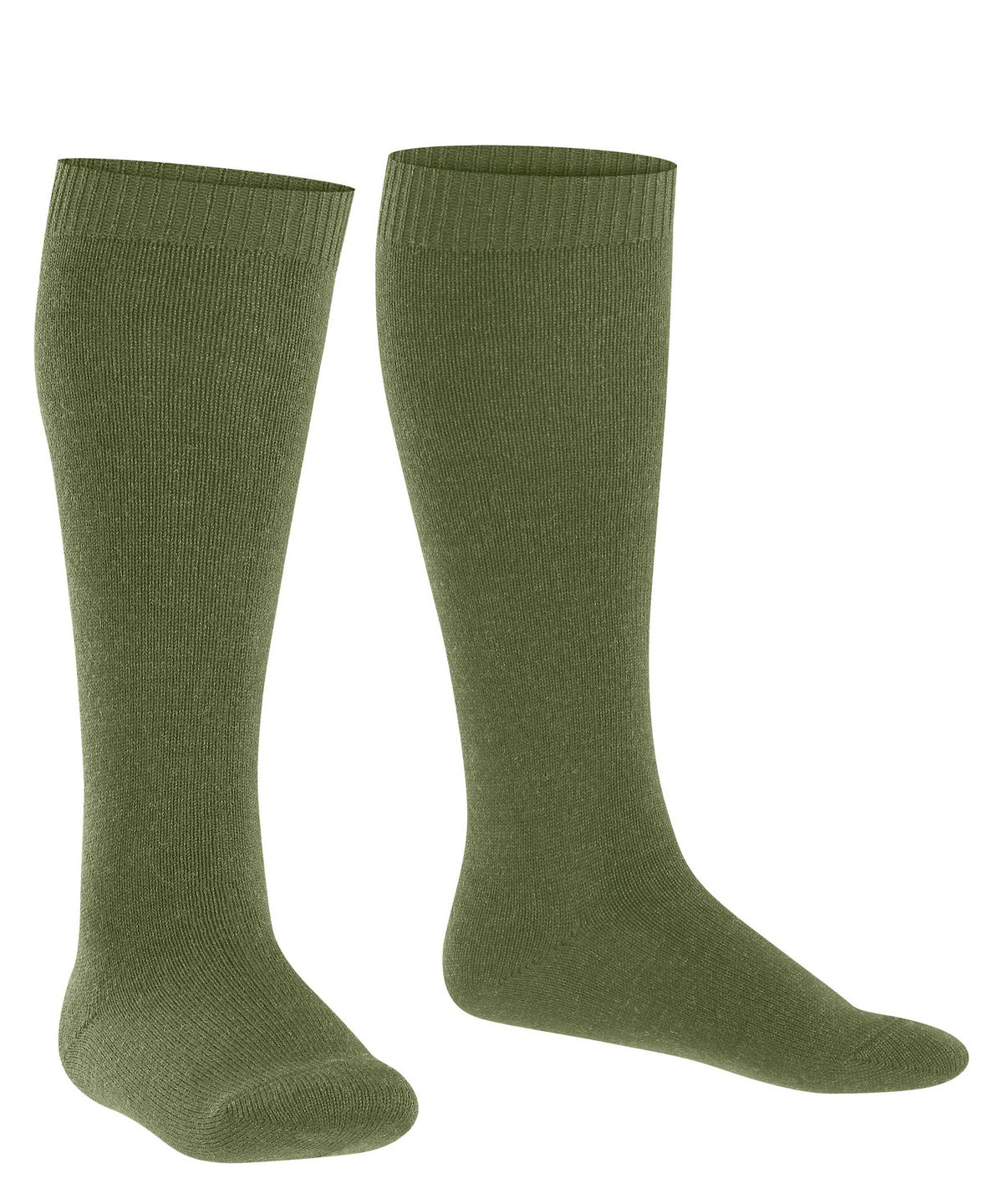FALKE Comfort Wool Sern Green pusgarās zeķes