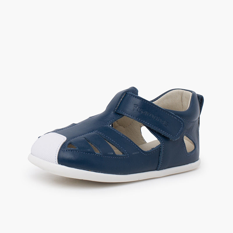 Pisamonas ādas sandalītes - Dark Blue