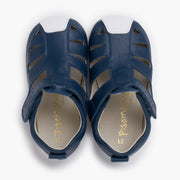 Pisamonas ādas sandalītes - Dark Blue