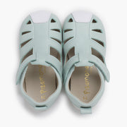 Pisamonas ādas sandalītes - Mint Green