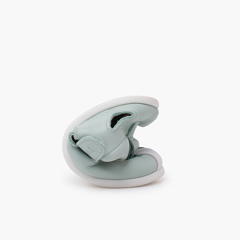 Pisamonas ādas sandalītes - Mint Green