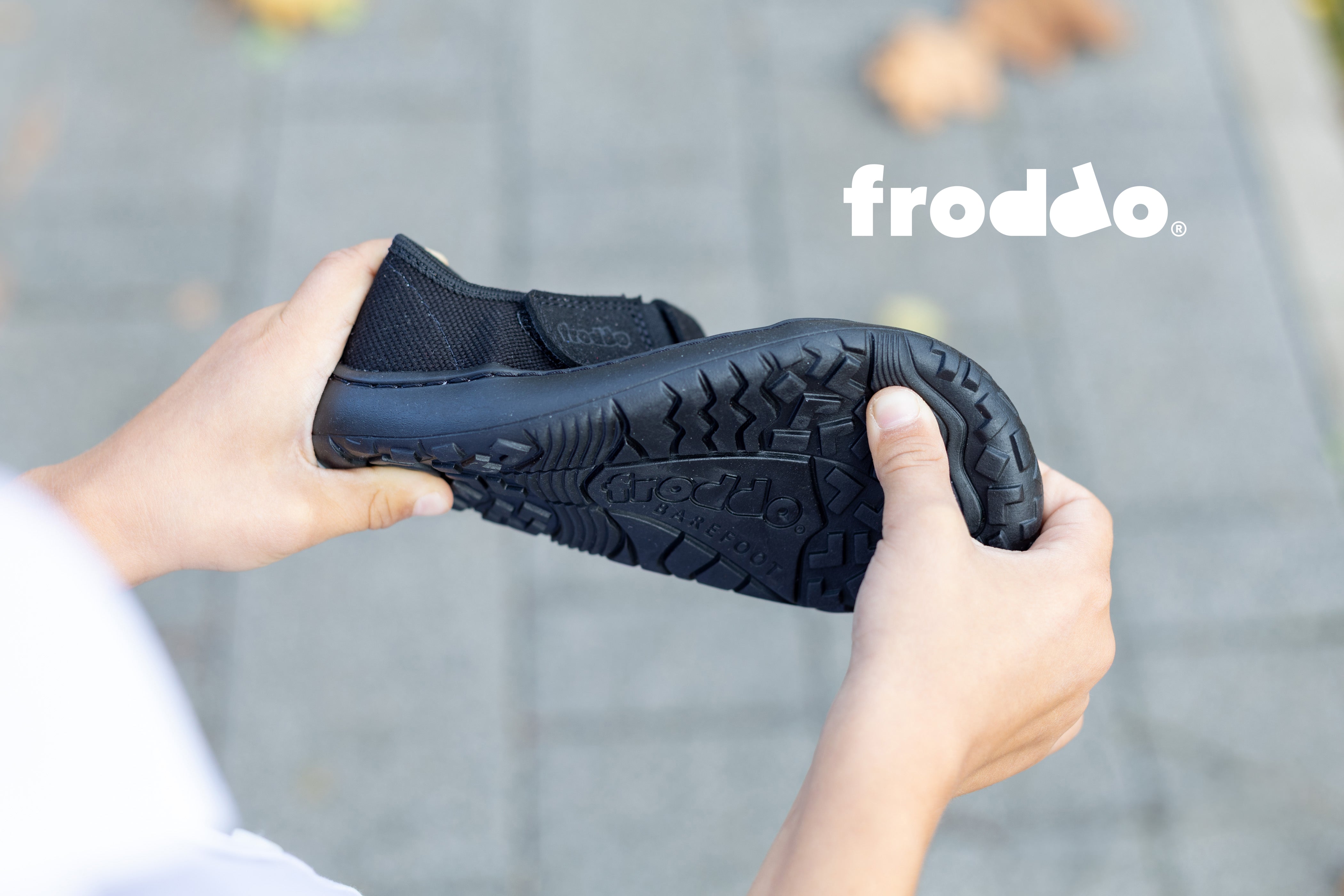 Froddo Barefoot Canvas Black V1 auduma kurpes