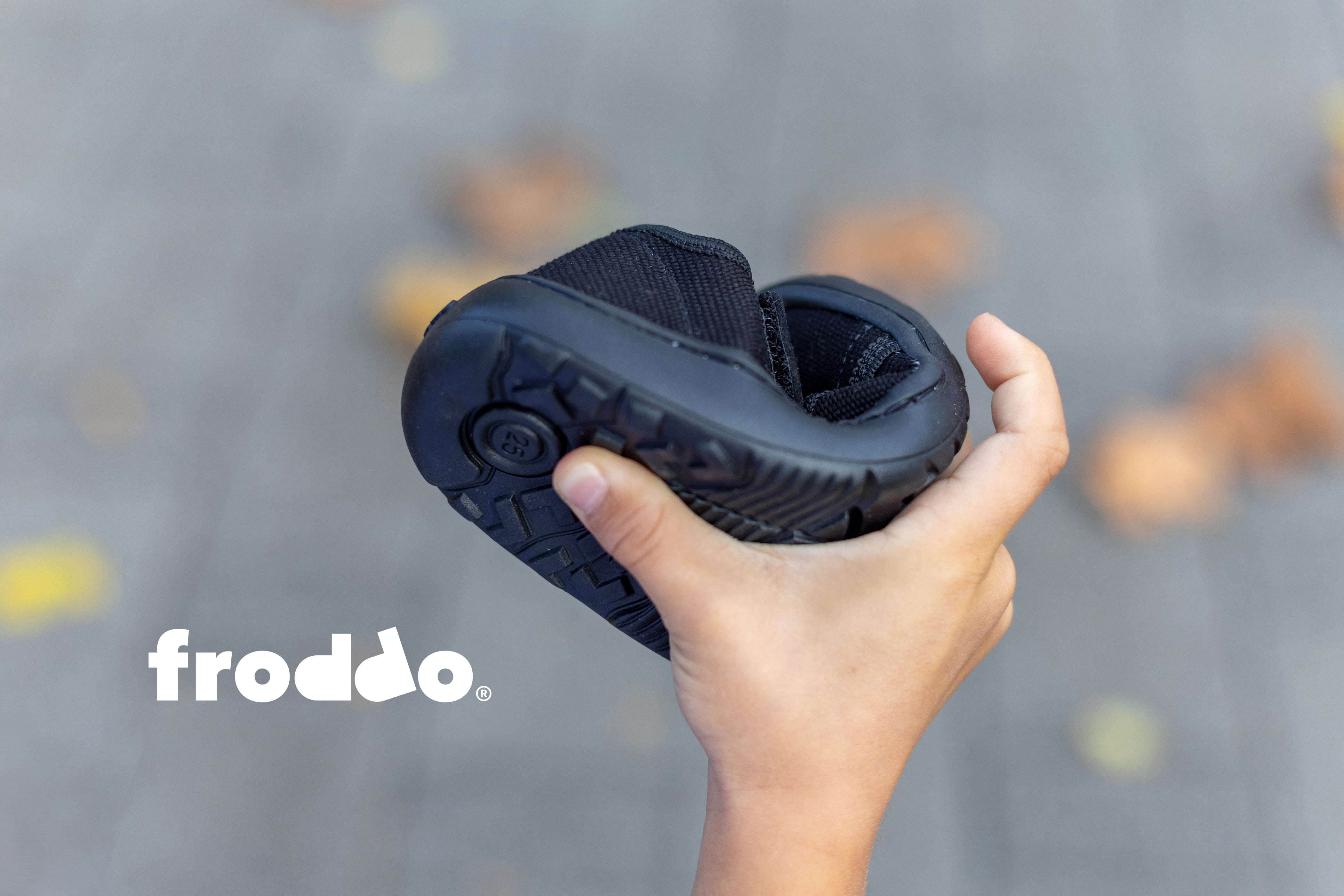 Froddo Barefoot Canvas Black V1 auduma kurpes