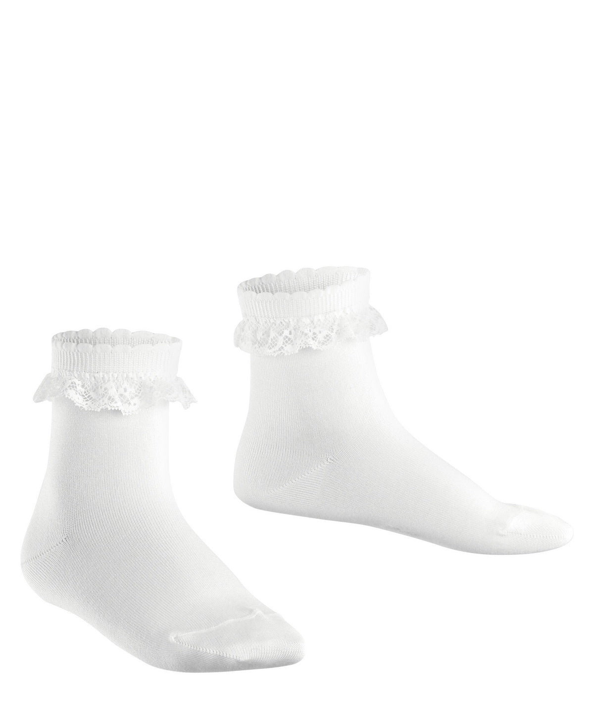 FALKE Romantic Lace White zeķītes