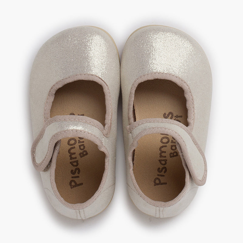 Pisamonas baskāju auduma kurpītes Sparkle