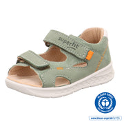 Superfit Lagoon Green/Orange ādas sandalītes
