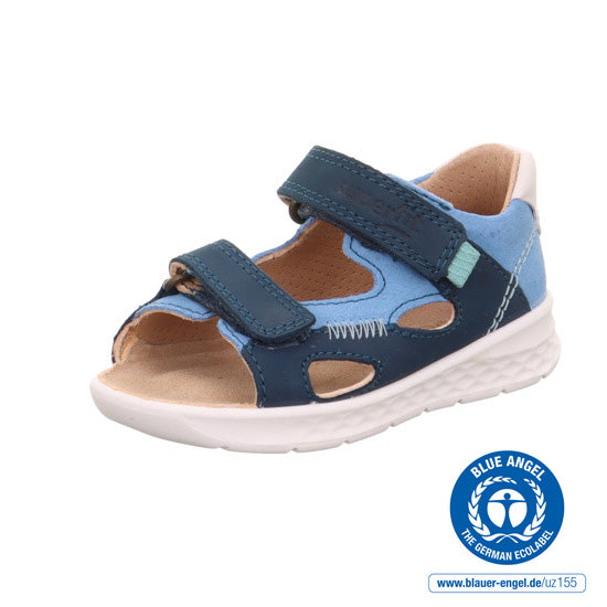 Superfit Lagoon Mehr/Blau ādas sandalītes