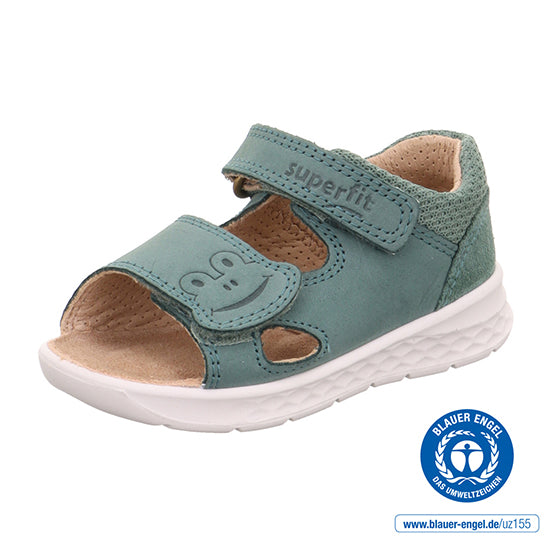 Superfit Lagoon Grun ādas sandalītes