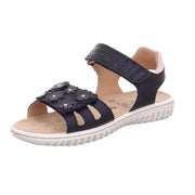 Superfit Sparkle Blau Flowers sandales