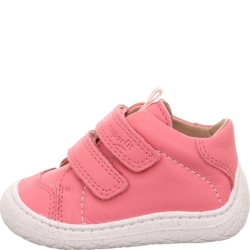 Superfit Saturnus Barefoot Rosa leather slippers