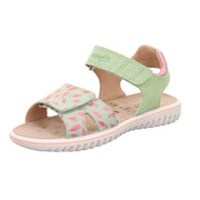 Superfit Sparkle Hellgrun/Pink sandales