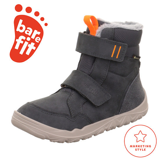 Superfit Walderi Barefoot Grau ziemas zābaki