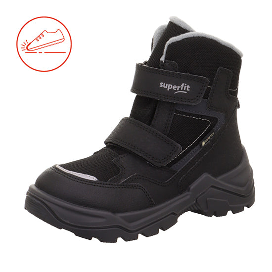 Superfit Snow Max Black/Gray Gore Tex ziemas zābaki