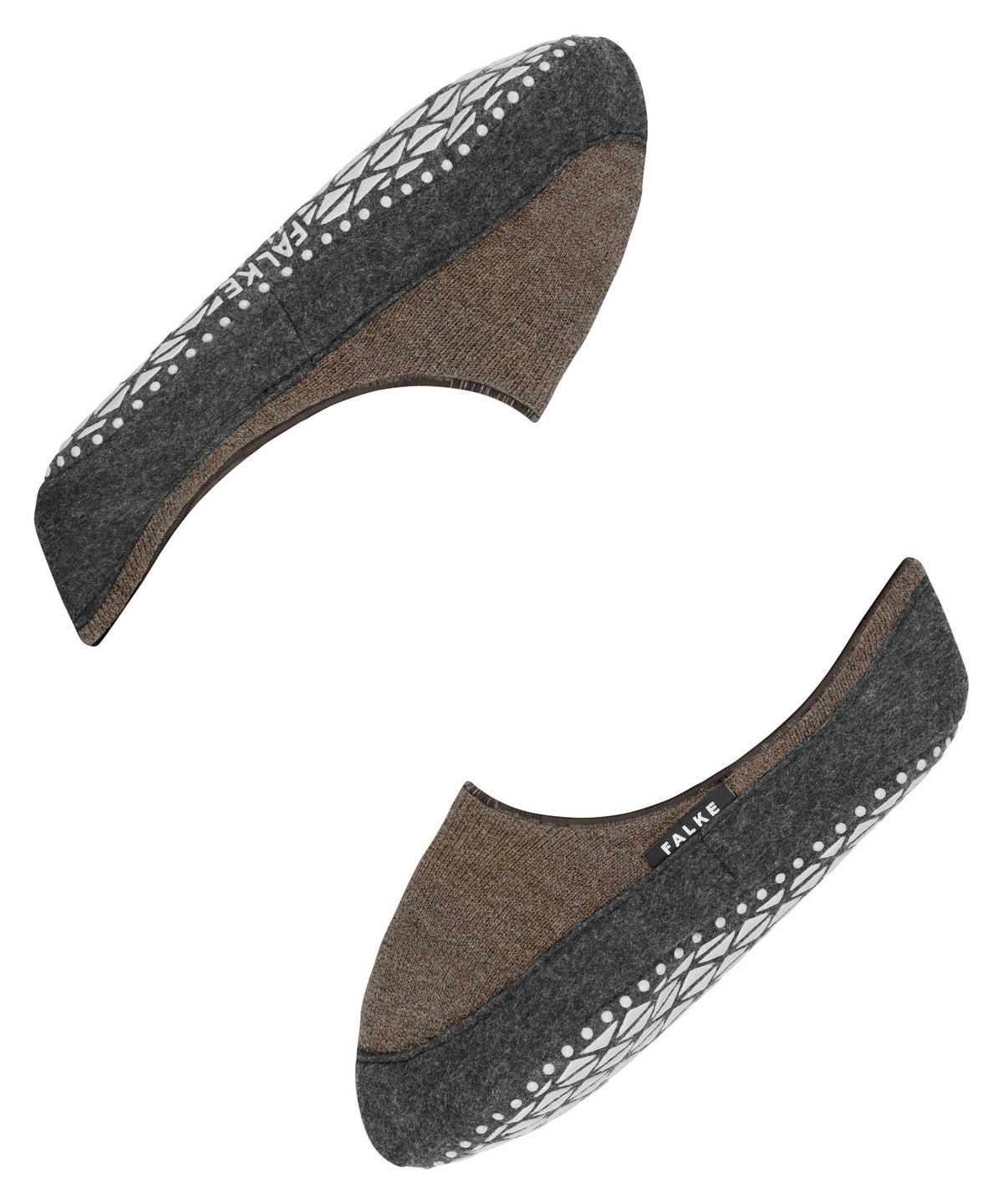 FALKE Cosyshoe Men Slipper Brown Mel. vilnas zeķu čības