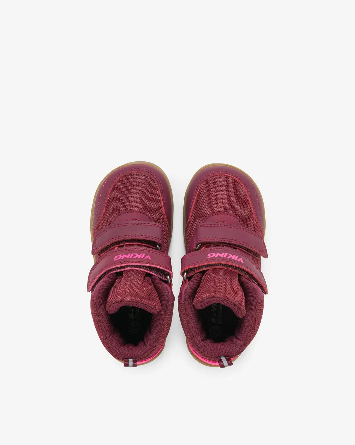 Viking Alv Barefoot Mid WP 2V Burgundy zābaki